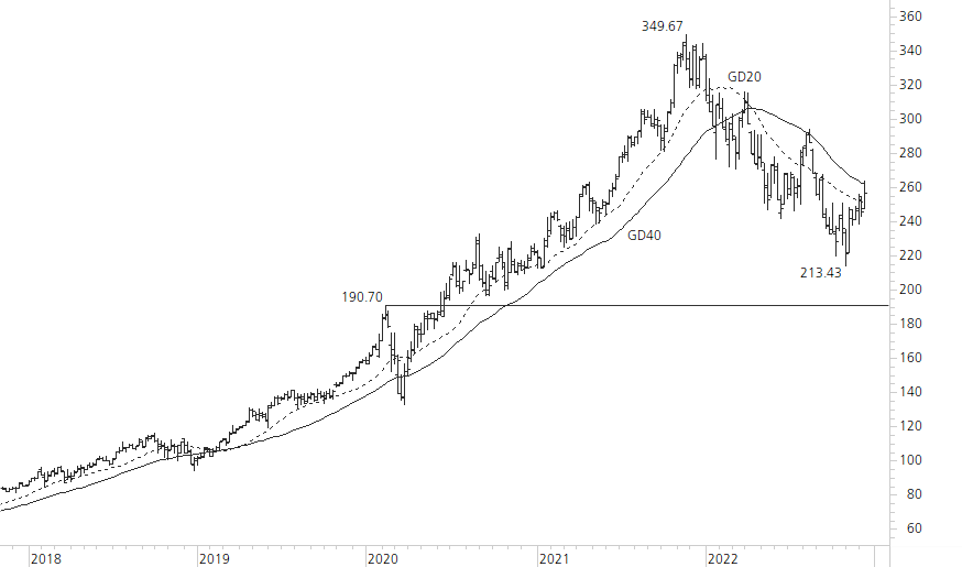 Microsoft-5-Jahres-Chart